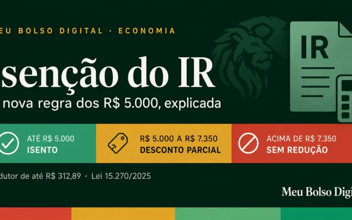 isenção do IR nova lei